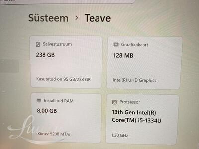 Sülearvuti Asus Expertbook B3405CVA-LY0602X