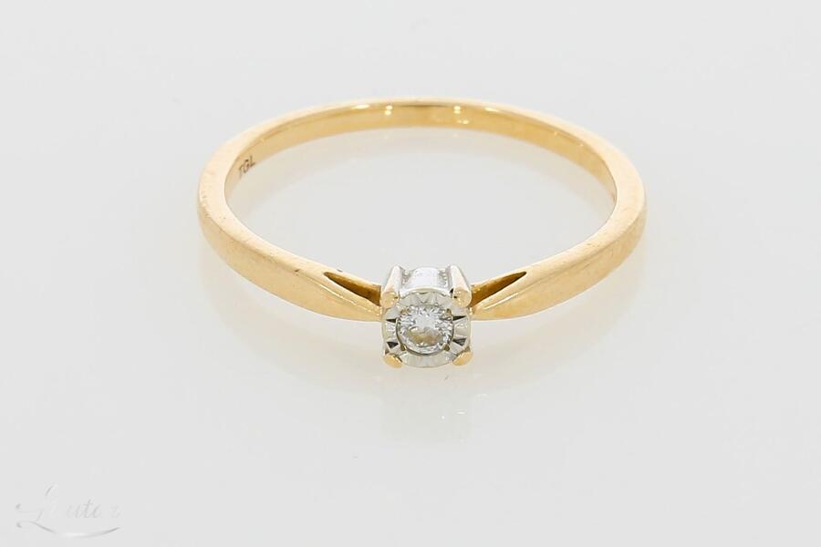 Kuldsõrmus 585* Briljant