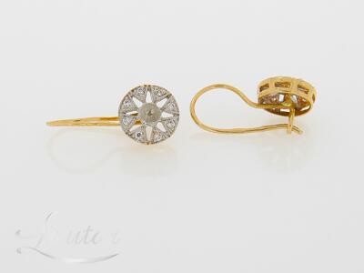 Kuldkõrvarõngad 585* Briljandid