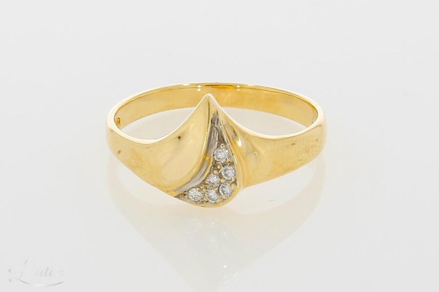 Kuldsõrmus 585* Briljandid