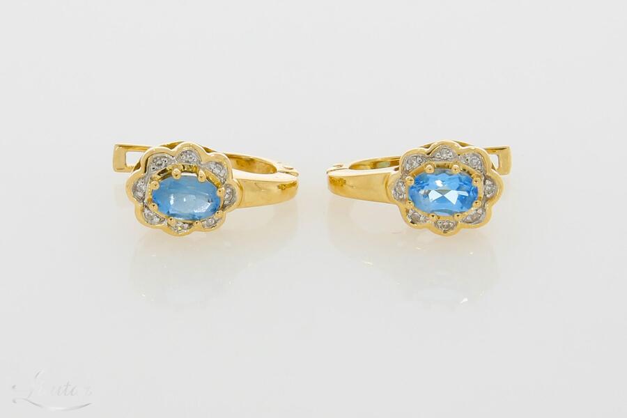 Kuldkõrvarõngad 585* Briljandid