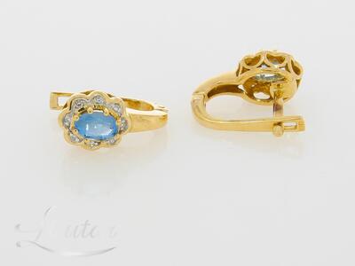 Kuldkõrvarõngad 585* Briljandid