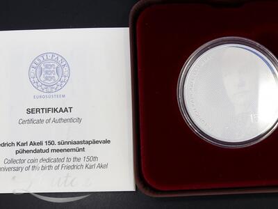 Hõbemünt 925* Friedrich Karl Akeli 