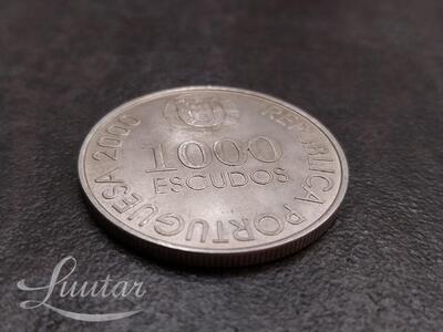 Hõbemünt "Portugal 1000 eskudo 2000a"