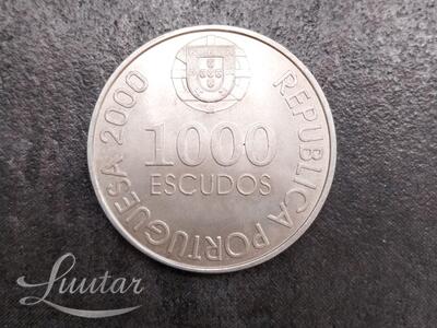 Hõbemünt "Portugal 1000 eskudo 2000a"