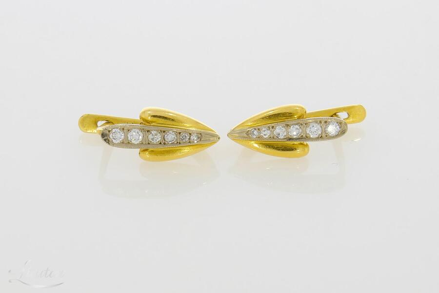 Kuldkõrvarõngad 750* Briljandid