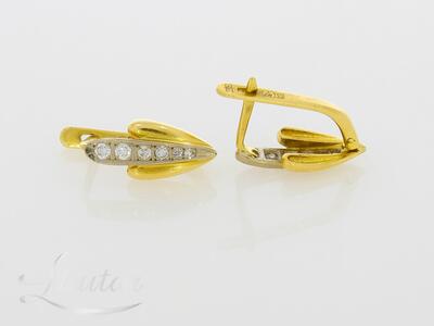 Kuldkõrvarõngad 750* Briljandid