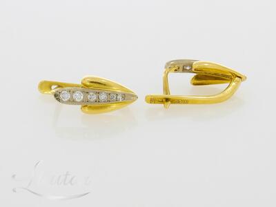 Kuldkõrvarõngad 750* Briljandid