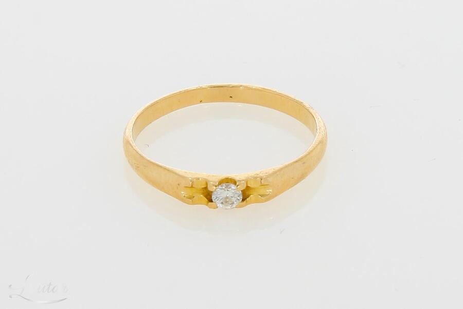 Kuldsõrmus 585* Briljant