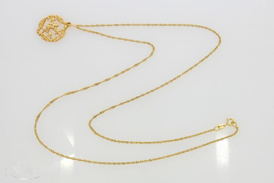 Kuldkaelakett 585* + Kulon 585* 