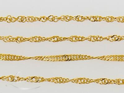 Kuldkaelakett 585* + Kulon 585* 