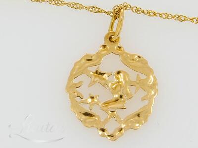 Kuldkaelakett 585* + Kulon 585* 