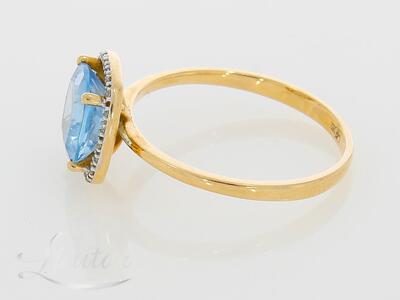 Kuldsõrmus 585*  Briljandid