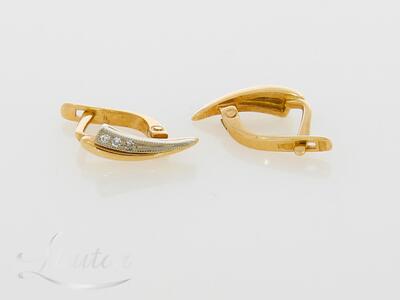 Kuldkõrvarõngad 585* Briljandid