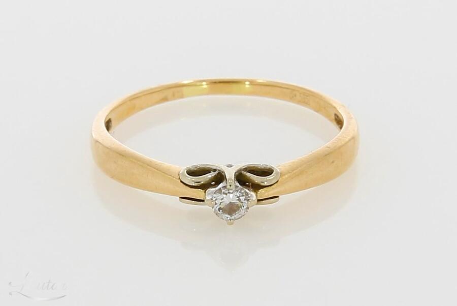 Kuldsõrmus 585* Briljant