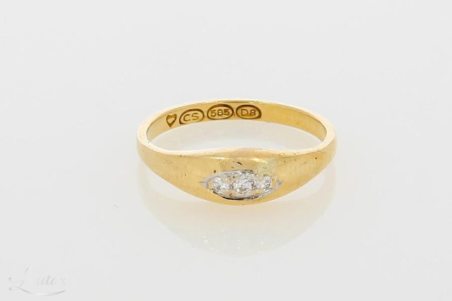 Kuldsõrmus 585* Briljandid