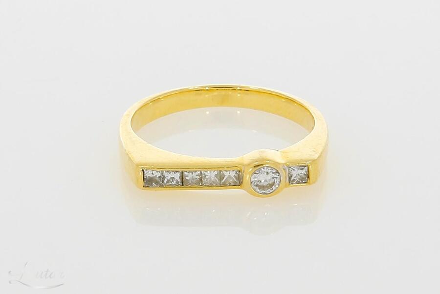 Kuldsõrmus 750* Briljandid