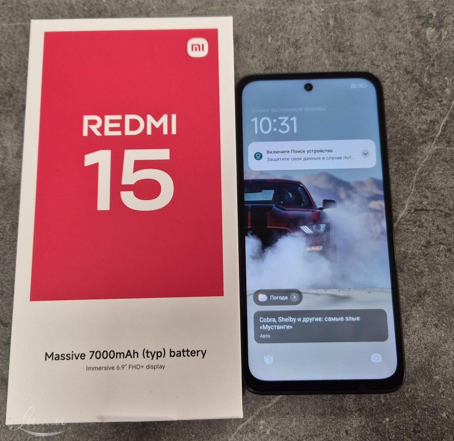 Mobiiltelefon Xiaomi Redmi 15 128GB UUS! 