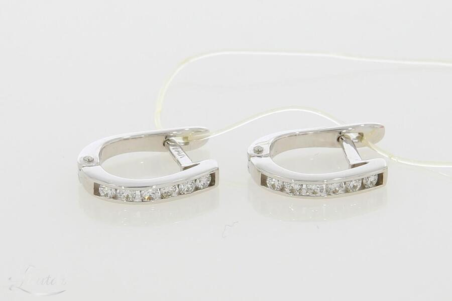 Kuldkõrvarõngad 585* Briljandid 0,253ct UUED!