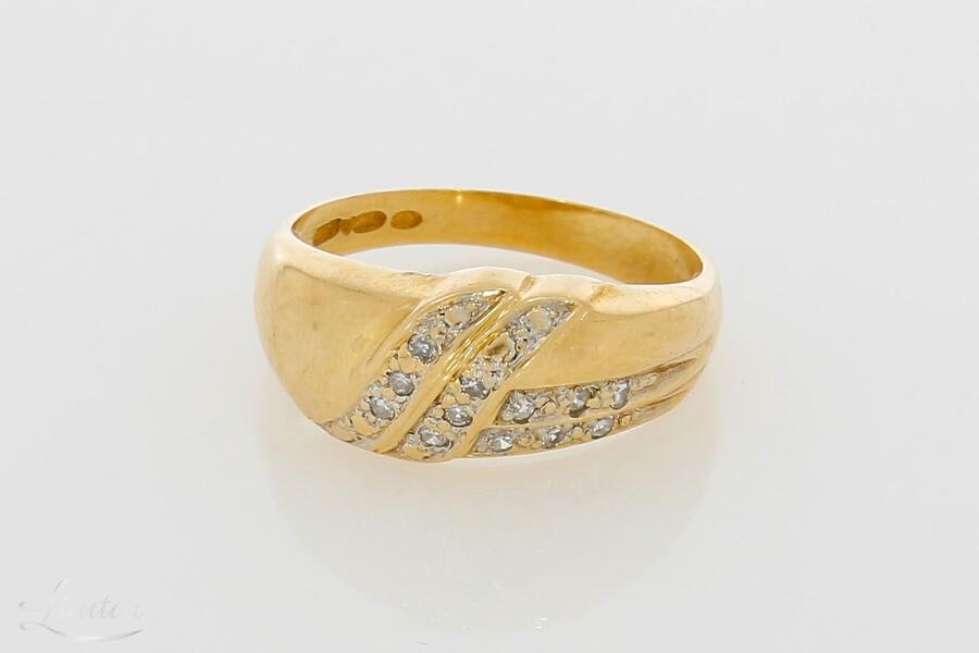 Kuldsõrmus 585* Briljandid