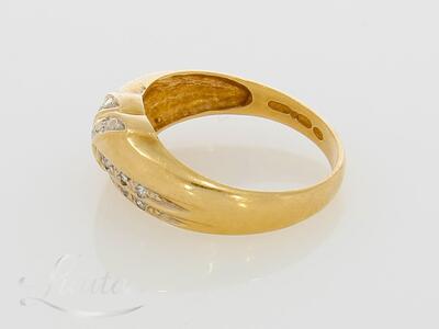 Kuldsõrmus 585* Briljandid