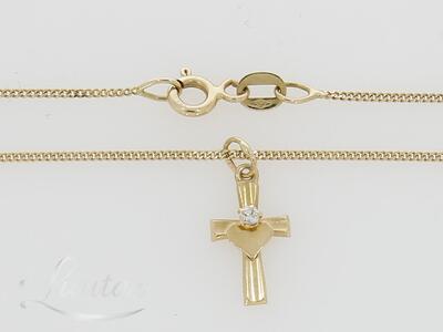 Kuldkaelakett 585* +kulon rist!