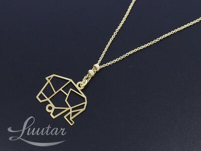 Hõbekaelakett 925* kuloniga Elevant UUS!