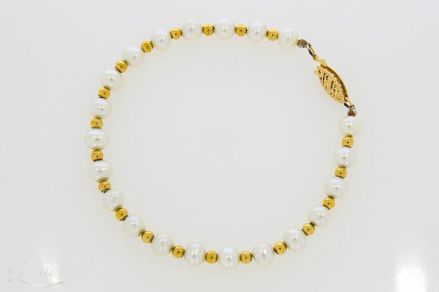 Kuldkäekett 585* Pärlid