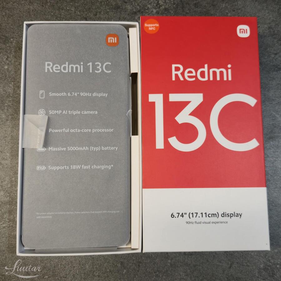 Mobiiltelefon Redmi 13C 4GB/128GB