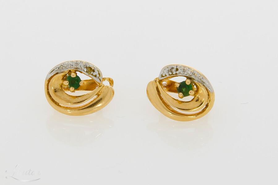 Kuldkõrvarõngad 585* Briljandid