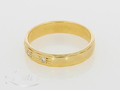 Kuldsõrmus 585* Briljandid