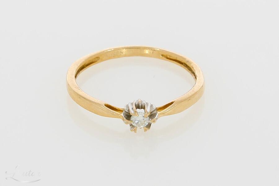 Kuldsõrmus 585* Briljant