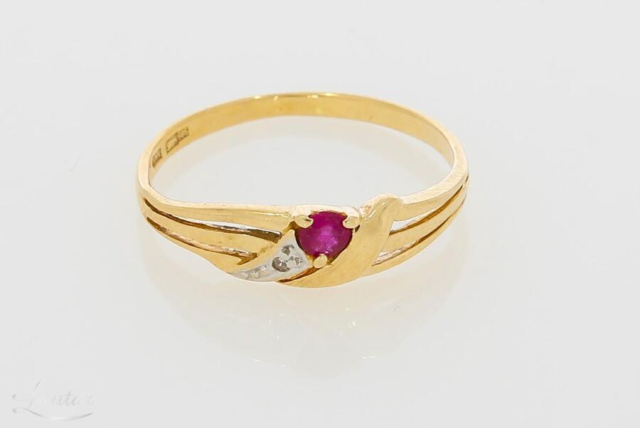 Kuldsõrmus 585* Briljant