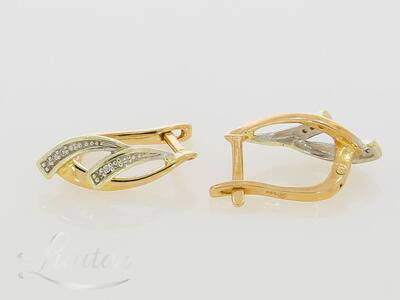 Kuldkõrvarõngad 585* Briljandid