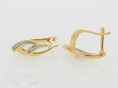 Kuldkõrvarõngad 585* Briljandid