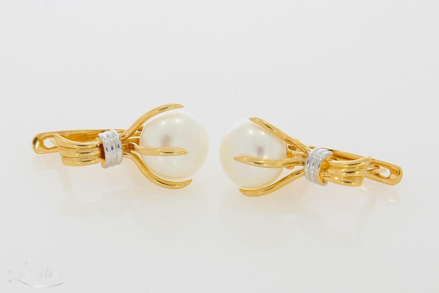 Kuldkõrvarõngad 585* Pärlid