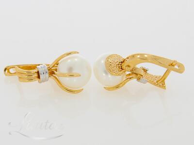 Kuldkõrvarõngad 585* Pärlid