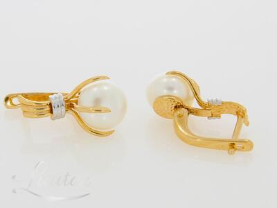 Kuldkõrvarõngad 585* Pärlid