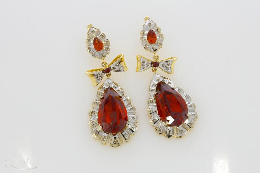 Kuldkõrvarõngad 585* Briljandid