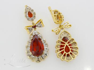 Kuldkõrvarõngad 585* Briljandid