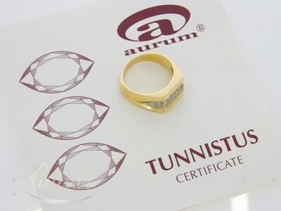 Kuldsõrmus 375* Briljandid 0.27ct