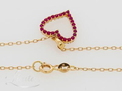 Kuldkaelakett kuloniga 585* Süda