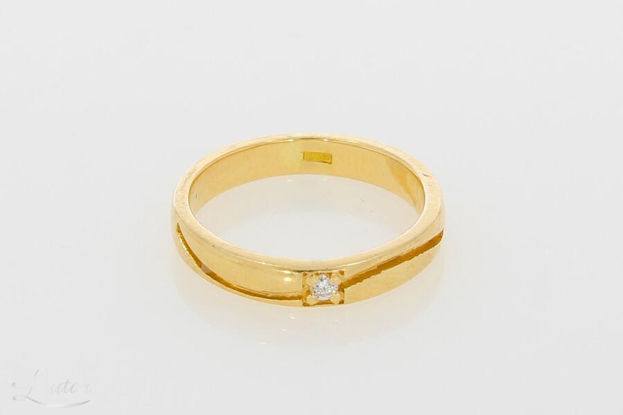 Kuldsõrmus 585* Briljant