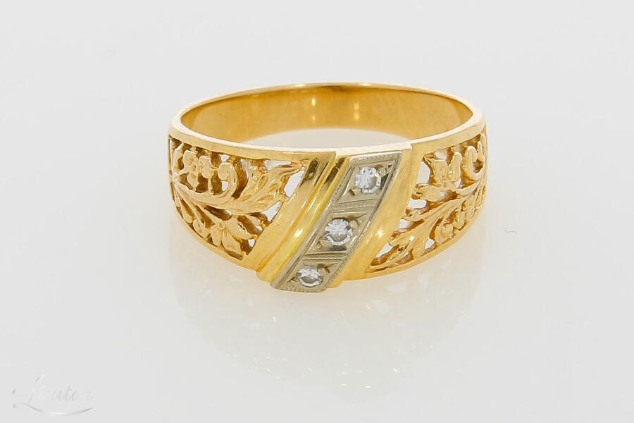 Kuldsõrmus 585* Briljandid