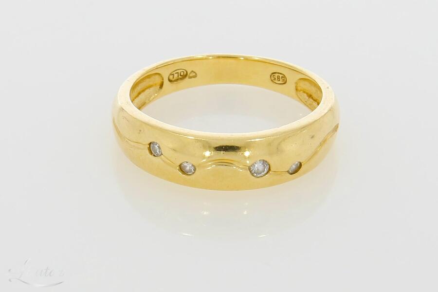 Kuldsõrmus 585* Briljandid 