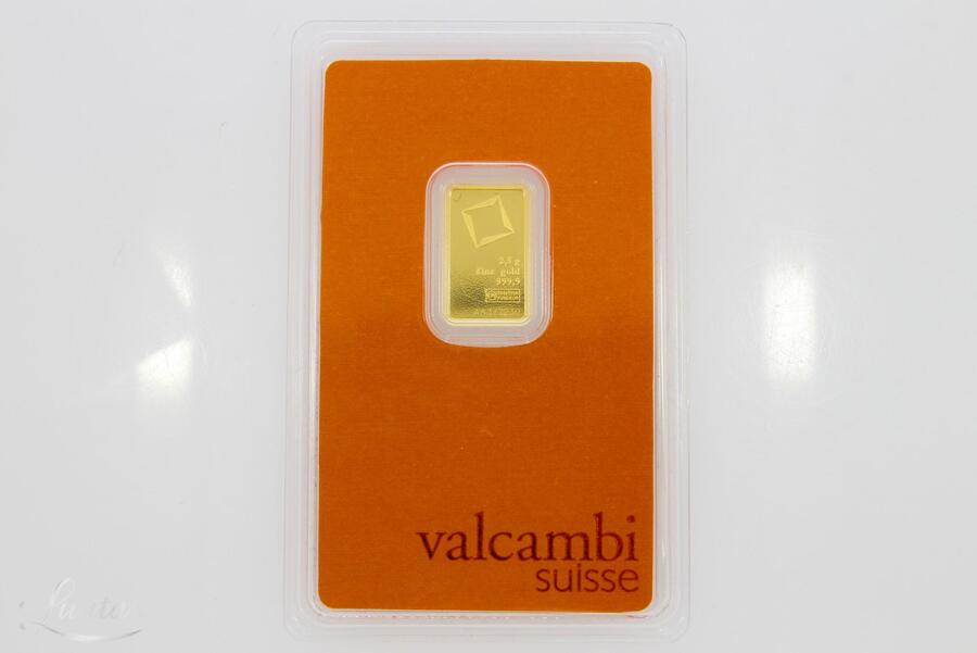 Kuldplaat 999* Valcambi Suisse