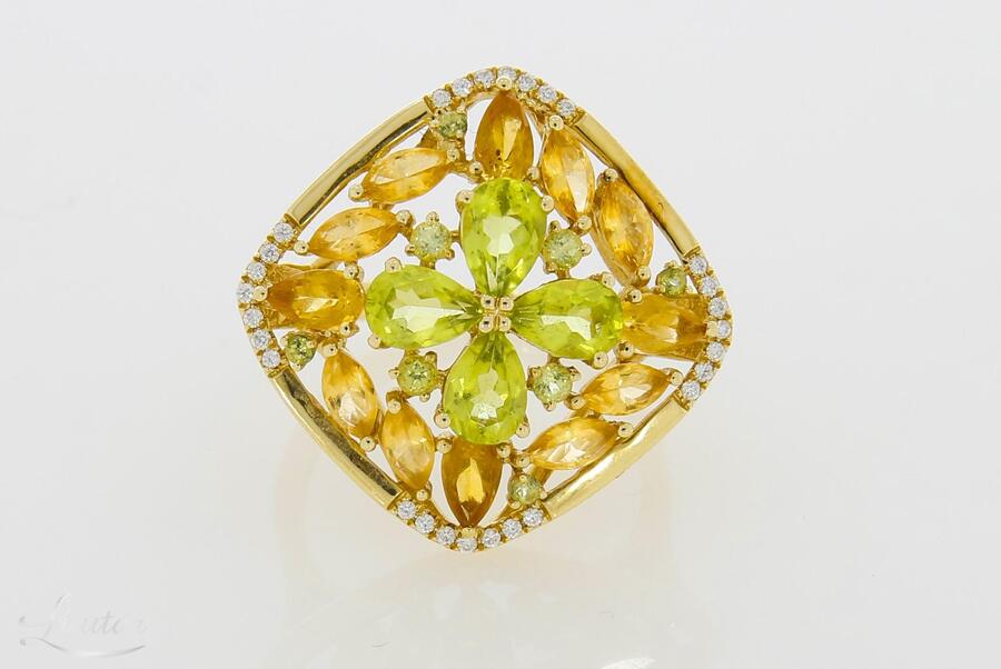 Kuldsõrmus 585* Briljandid