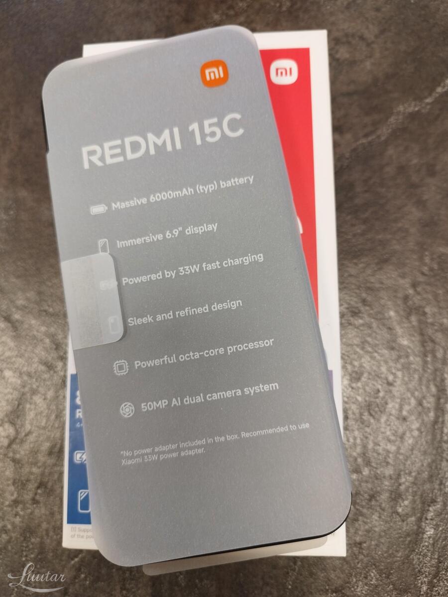 Mobiiltelefon Xiaomi Redmi 15C 128gb UUS!