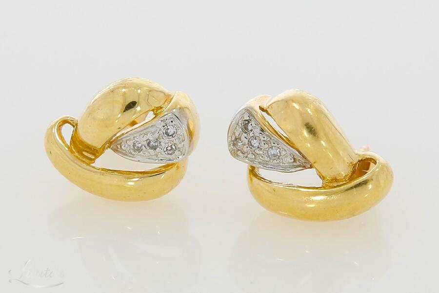 Kuldkõrvarõngad 585* Briljandid