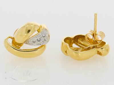 Kuldkõrvarõngad 585* Briljandid